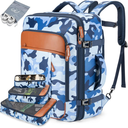 Travel backpack - 42L expandable flight approved carry on luggage