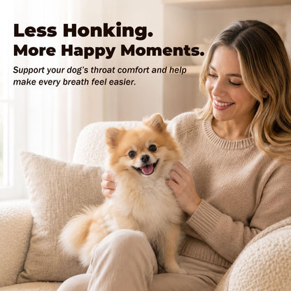 Manuka Honey for Dogs - Supports Collapsed Trachea, Cough Relief, Wheezing & Phlegm Comfort - New Zealand Manuka Honey + Natural Herbal with Slippery Elm and Quercetin — Immune Support — 5 oz