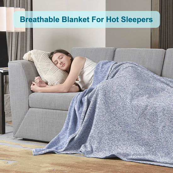 Kawahome summer sweatshirt blanket — lightweight breathable option for hot sleepers