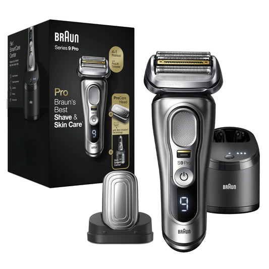 Braun Series 8 electric shaver — close and gentle on dense beards