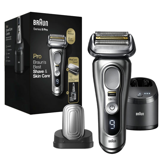Braun Series 8 electric shaver — close and gentle on dense beards