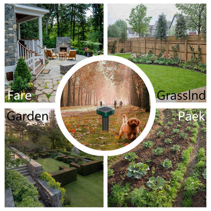 Snake Repellent for Yard & Outdoors - Solar-Powered Sonic Snake Deterrent Devices, Waterproof, Pet Safe Rattlesnake Repellent