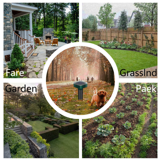 Snake Repellent for Yard & Outdoors - Solar-Powered Sonic Snake Deterrent Devices, Waterproof, Pet Safe Rattlesnake Repellent