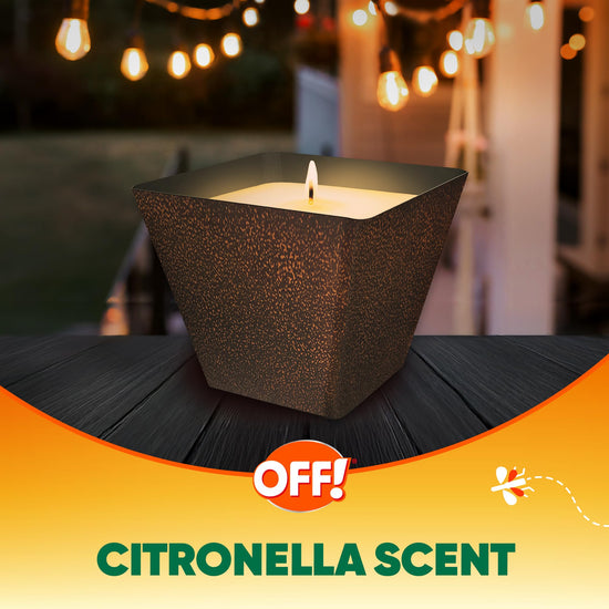 OFF! scented citronella candle - insect repellent with pleasant aroma