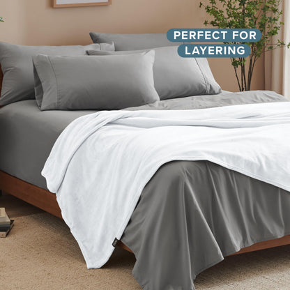 Bare Home microplush cabin blanket — cozy and soft