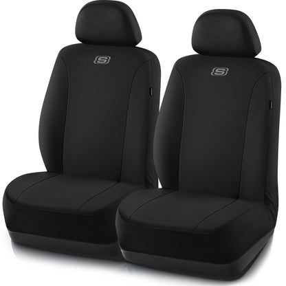 Skechers vehicle seat cover — premium breathable polyester for front seats