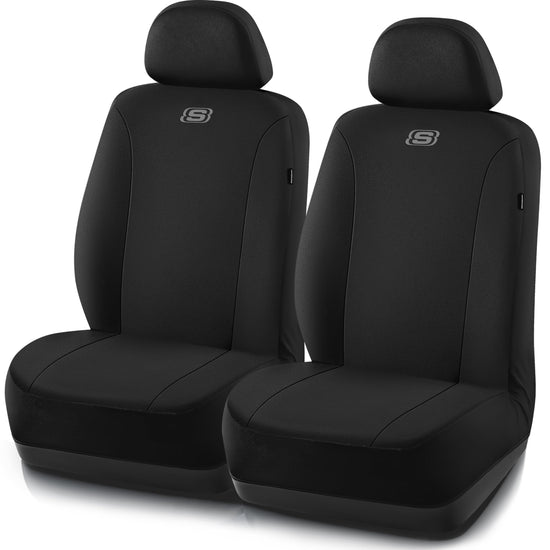 Skechers vehicle seat cover — premium breathable polyester for front seats