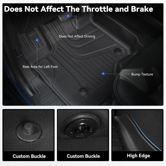 AOMSAZTO vehicle mat — Custom fit all weather cargo liner for Ford F150 2015-2026 Super Crew Cab