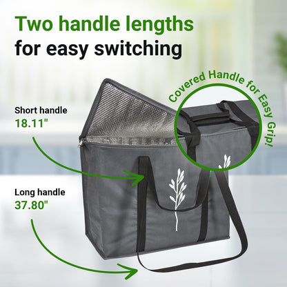 Green Bulldog Bags reusable grocery carrier bag — washable and foldable design
