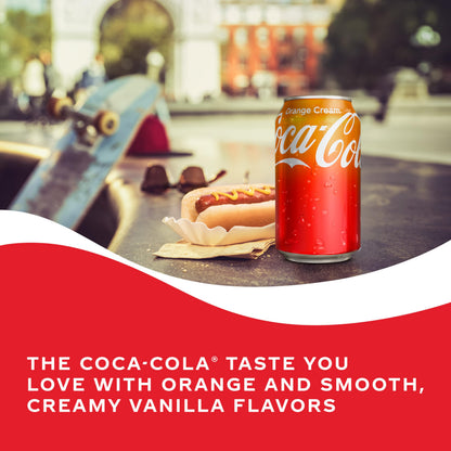 Drink - Coca-Cola orange cream soda pack of 12 cans 12 oz. each