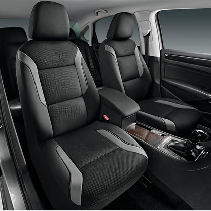 Skechers vehicle seat cover — Memory foam with air cool mesh design in gray
