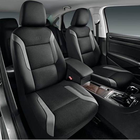 Skechers vehicle seat cover — Memory foam with air cool mesh design in gray