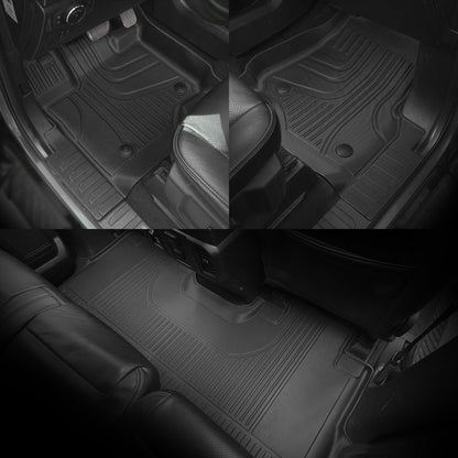 Vehicle mat — All weather floor mats for 1999-2006 Chevy Silverado and GMC Sierra crew cab