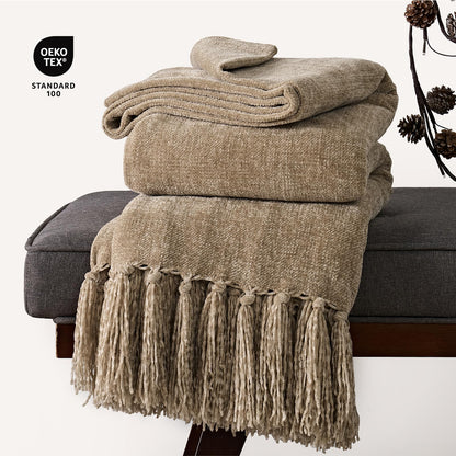 Blanket — Chenille plaid design from EverGrace