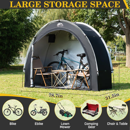 Portable freestanding shelter — Waterproof bike storage for 2 to 8 bikes and more