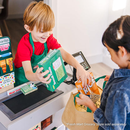 Melissa & Doug Fresh Mart Companion Set — grocery store pretend play accessories