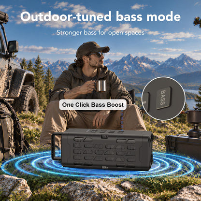 Energizer Portable Bluetooth Speaker, Rugged Magnetic, Waterproof, Wireless