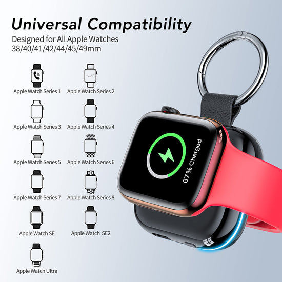 Charging adapter — Wireless magnetic charger for Apple Watch 1200mAh power bank