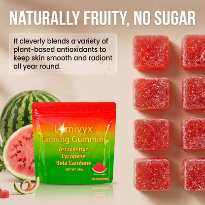 Tanning Gummies – Supports Healthy-Looking Skin, Daily Routine