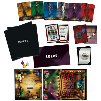Board game — Clue escape room experience