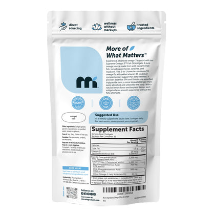 Nutritional supplement — Supreme omega 3 fish oil from Micro Ingredients