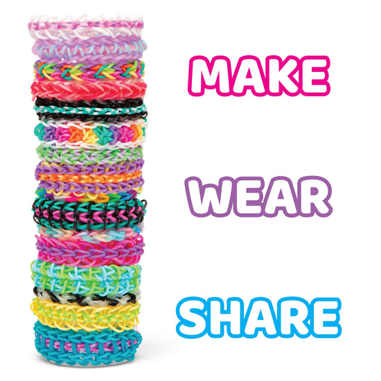 ART_CRAFT_KIT — Rainbow Loom mega combo set with 7000+ rubber bands and organizer case