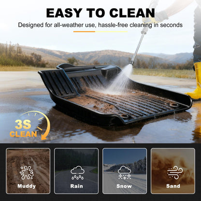 AOMSAZTO floor mats - All weather TPE rubber liners for Honda Accord 2023-2026
