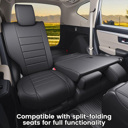HKZ vehicle seat covers - leather for Honda CR-V 2017-2022 models