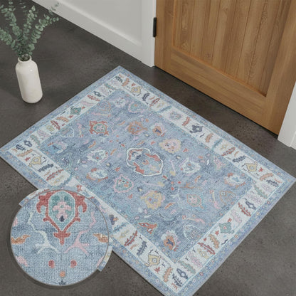 Fame Rugs modern oushak rug — vintage Turkish oriental design for living room and bedroom