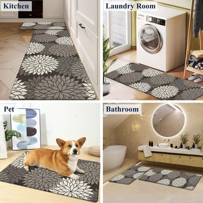 HEBE anti fatigue floor mat — Non slip cushioned comfort mat for kitchen and laundry