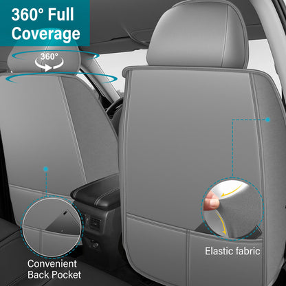 AOMSAZTO vehicle seat cover — breathable ice silk faux leather for Volkswagen Jetta 2008-2026