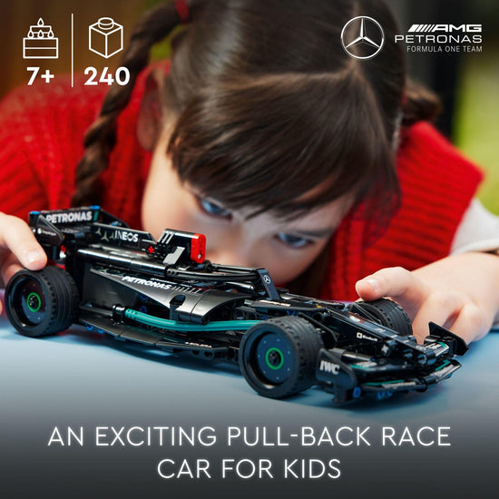 LEGO Technic building set — Mercedes-AMG F1 W14 E Performance model for ages 7 and up