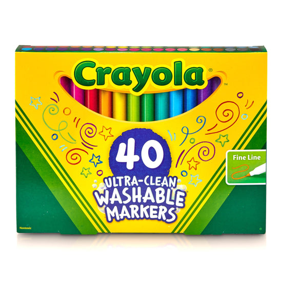 Writing instrument — Crayola markers for vibrant colors and smooth application