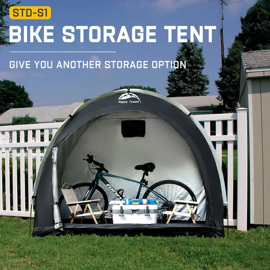 Portable freestanding shelter — Waterproof bike storage for 2 to 8 bikes and more