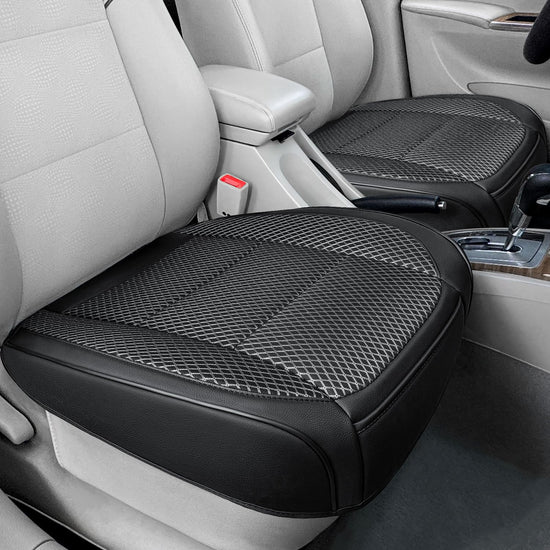 Vehicle seat cover — Ventilated bottom with storage pocket for comfort and breathability