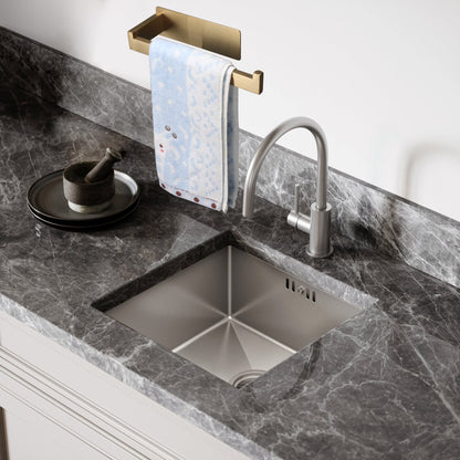 Vanloory towel holder — Strong self adhesive design with no drilling required