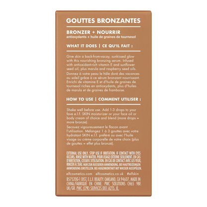 e.l.f. face shaping makeup — bronzing drops