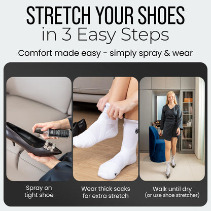 Textile deodorizer — Shoe stretch spray for leather and suede 4 oz by FOOTMATTERS