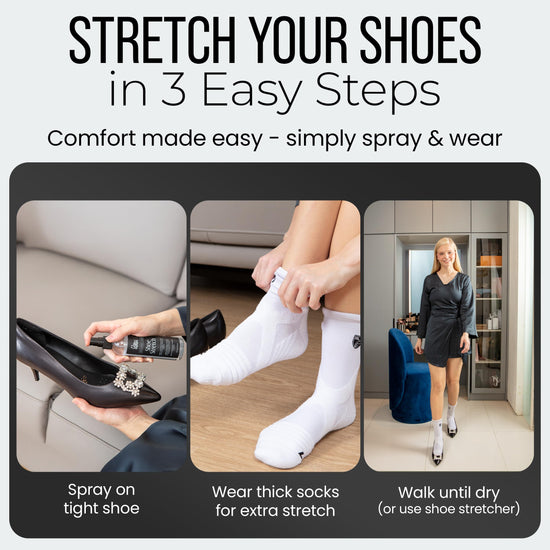 Textile deodorizer — Shoe stretch spray for leather and suede 4 oz by FOOTMATTERS