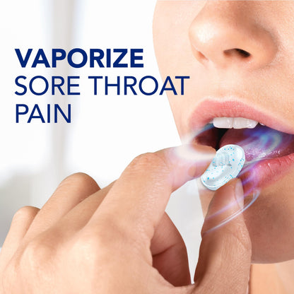 Vicks VapoCool sore throat drops — max strength menthol for sore throat pain relief
