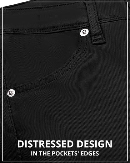 GRAPENT women's flare jeans — high waisted wide leg design with stretch denim