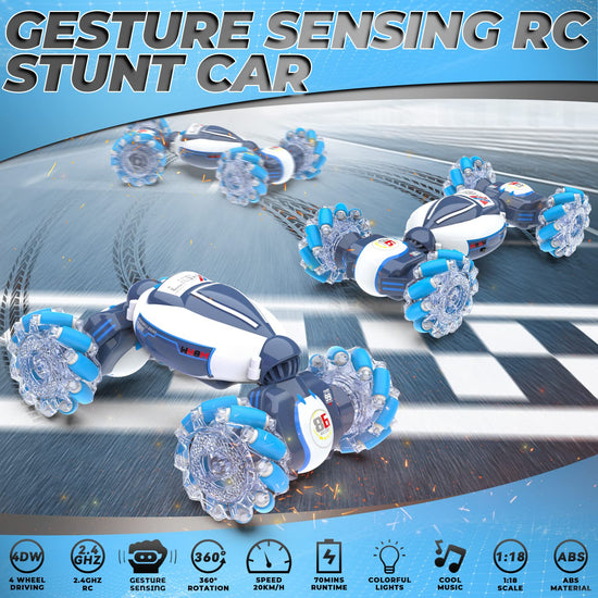 Dysaim gesture rc sensor stunt remote control car — Gesture control technologyDysaim remote control car — Gesture control technologyDysaim remote control car — Stunt performance capabilities