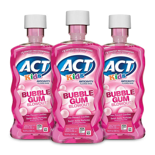ACT Kids mouthwash - Pure Protect anticavity fluoride formula