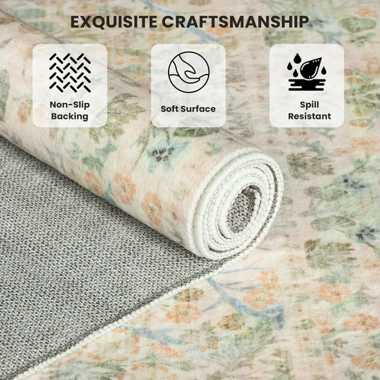 RUG — Machine washable for living room use from QD-Udreamy