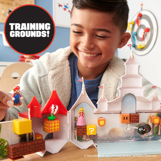 Toy figure playset — Mario characters from The Super Mario Bros. Movie