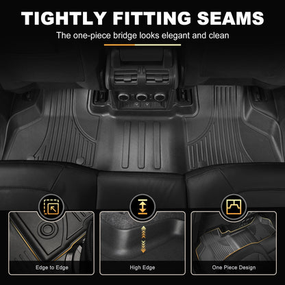 AOMSAZTO vehicle mat — all weather protection for Ford Ranger 2024-2026 SuperCrew Cab
