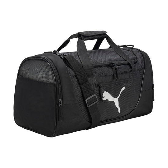 PUMA duffel bag with removable strap and shoe pocket