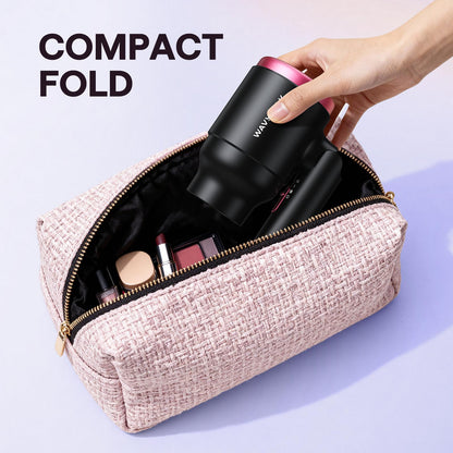 Wavytalk hair dryer — foldable with diffuser in black, pink or rose gold