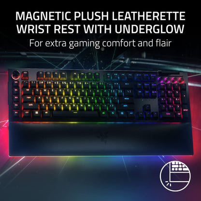 Razer BlackWidow V4 — mechanical gaming keyboard with customizable RGB lighting