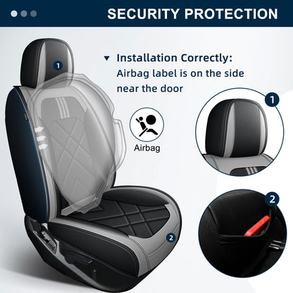 AOMSAZTO vehicle seat cover - custom fit for Chevrolet Colorado/GMC Canyon 2015-2022 crew cab Z71 LT ZR2AOMSAZTO vehicle seat cover - breathable leather full set for Chevrolet Colorado/Canyon 2015-2022 crew cab Z71 LT ZR2